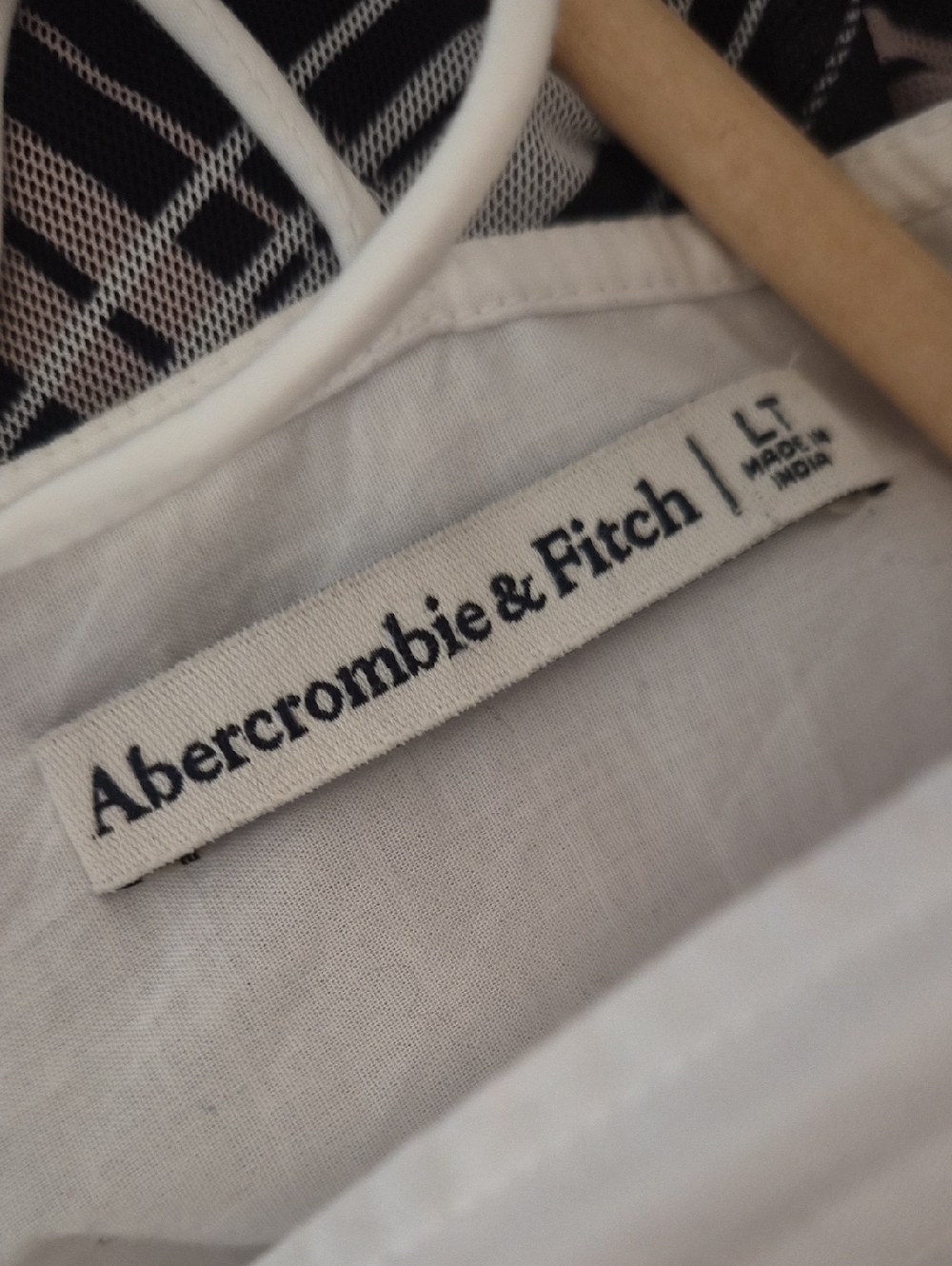 NWT Abercrombie & Fitch White Tie-Back Summer Dress Size Large - Picture 6 of 6